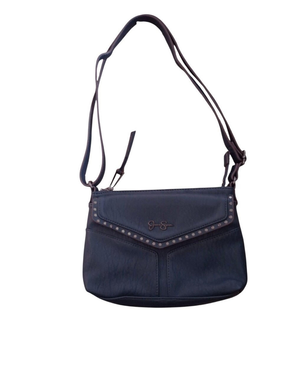 Jessica Simpson Blue Studded Crossbody Bag